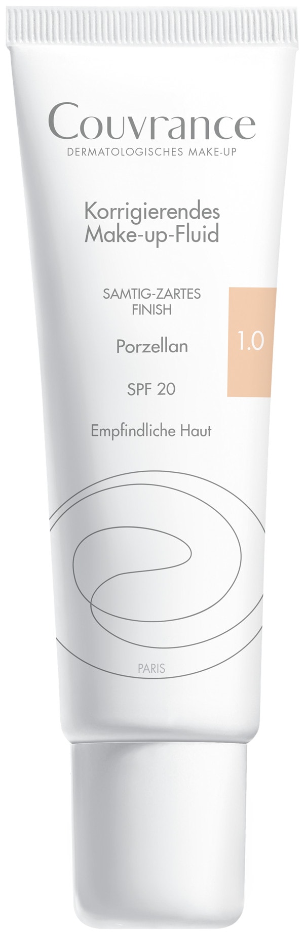 Avène Couvrance Korriegierendes Make-up-Fluid Porzellan 30 ml Flüssigkeit