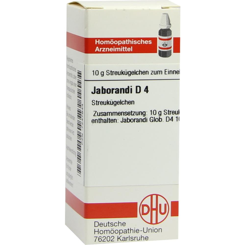 JABORANDI D 4 Globuli 10 g Globuli