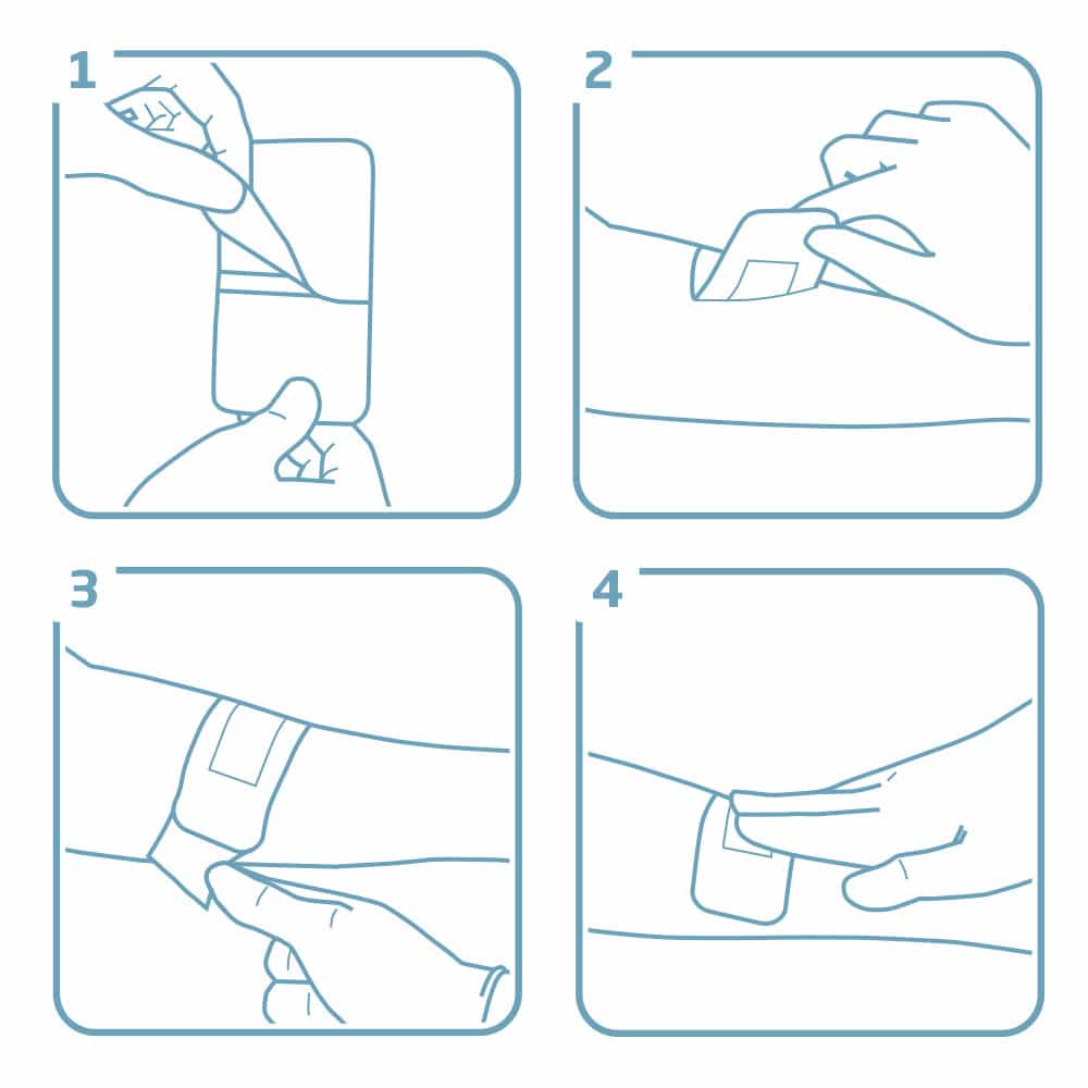Leukomed skin sensitive 10x8cm 5 St Pflaster