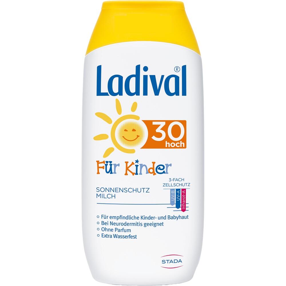 Ladival Kinder Sonnenmilch LSF 30 200 ml Milch