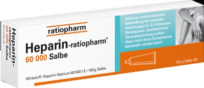 Heparin-ratiopharm 60000 100 g Salbe
