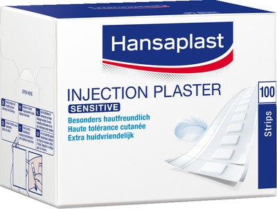 Hansaplast INJECTION PFLASTER SENSITIVE 1,9 x 4cm 100 St Pflaster