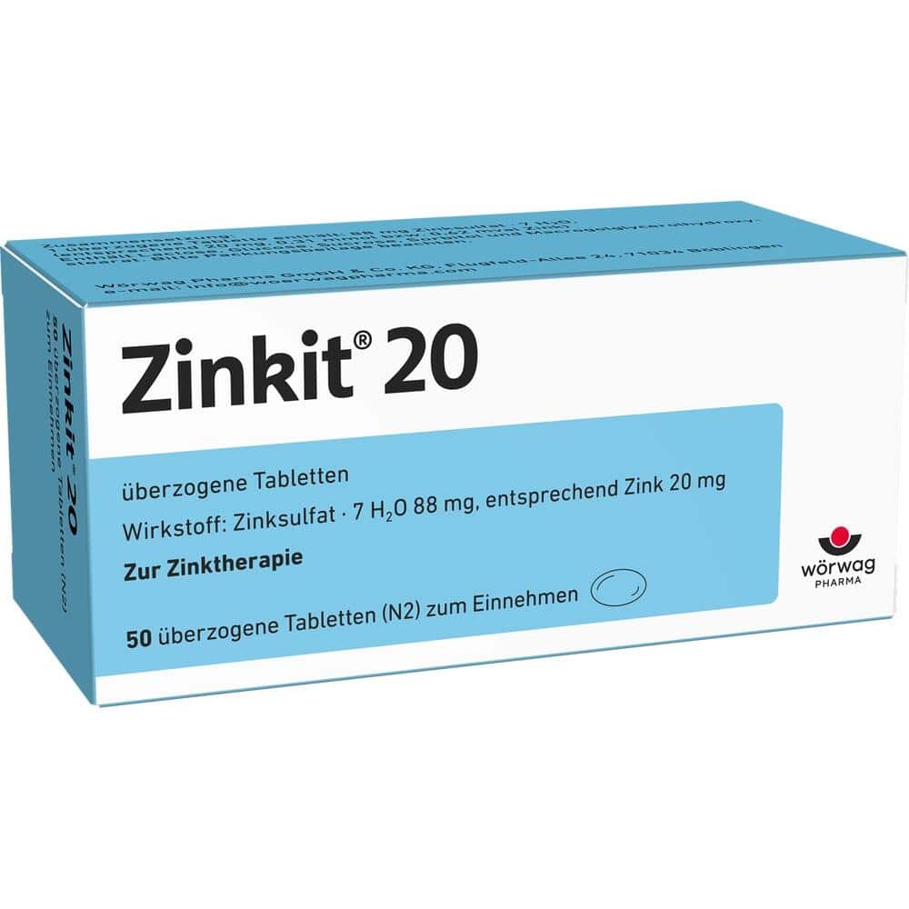 Zinkit 20 50 St Überzogene Tabletten