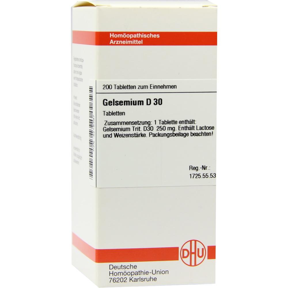 GELSEMIUM D 30 Tabletten 200 St Tabletten