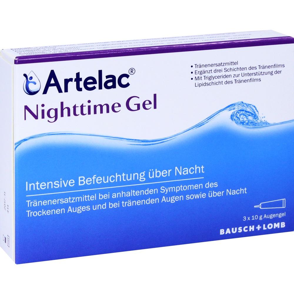 Artelac Nighttime Gel Augengel - Augenbefeuchtung zur Nacht 3X10 g Augengel