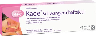 KADE Schwangerschaftstest 1 St Test