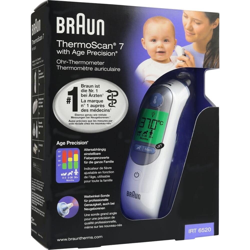 BRAUN ThermoScan 7 IRT6520 Ohrthermometer 1 St