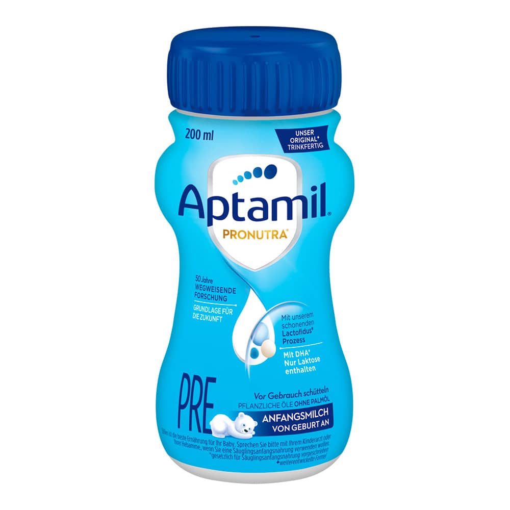 Aptamil PRE ANFANGSMILCH trinkfertig 200 ml Flüssigkeit