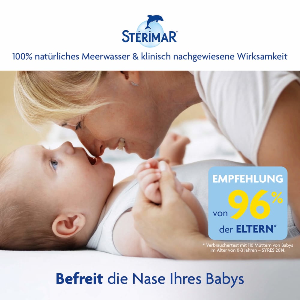 Stérimar Verstopfte Baby Nase 2in1 Nasenspray & Spülung 100 ml Nasenspray