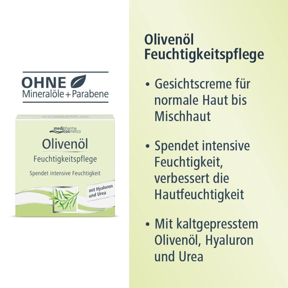 Olivenöl Feuchtigkeitspflege Creme Doppelpack 2X50 ml Creme