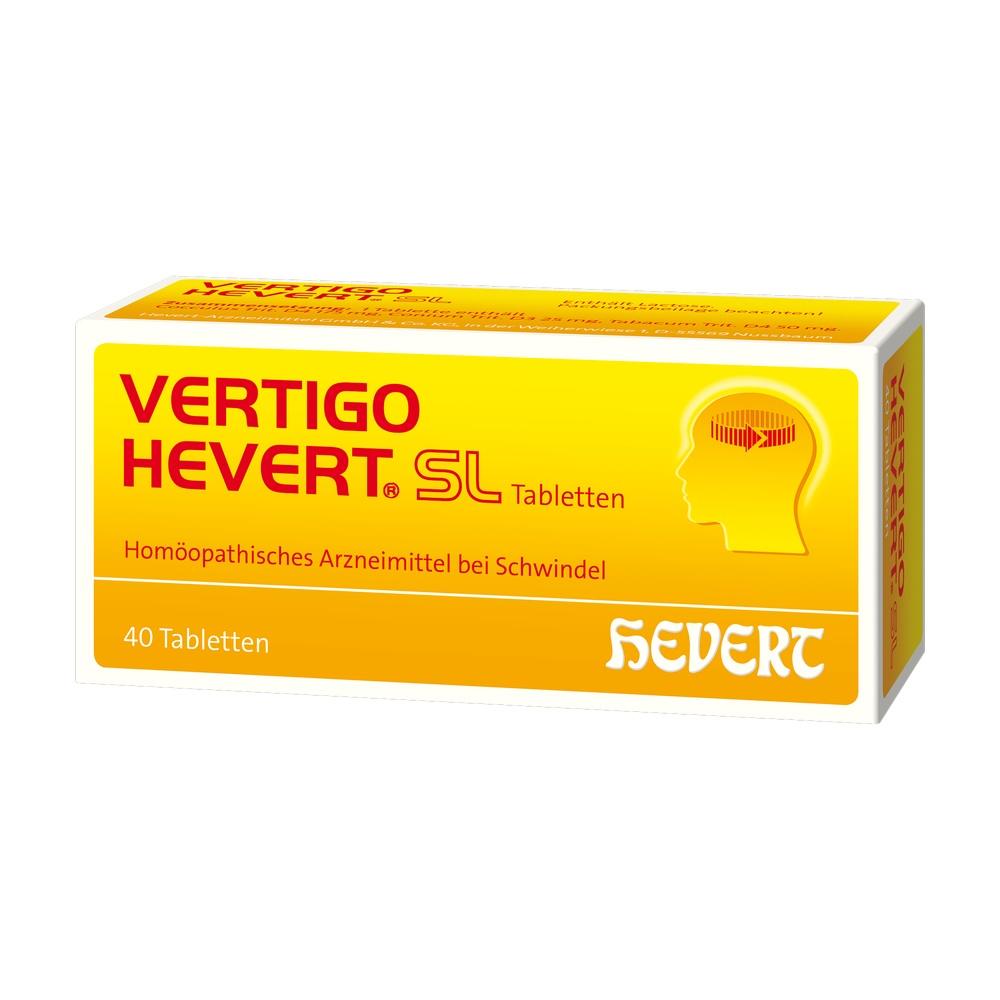 VERTIGO HEVERT SL Tabletten 40 St Tabletten