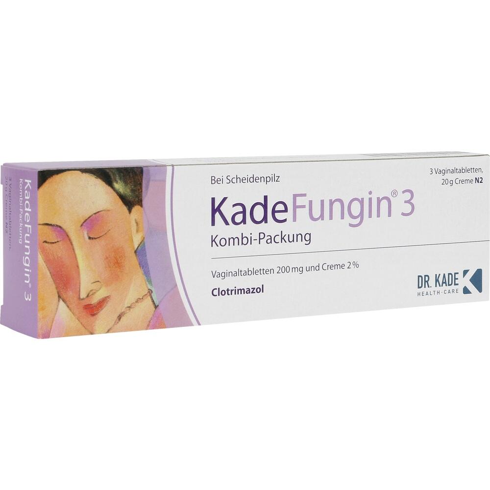 KadeFungin 3 bei Scheidenpilz - Kombipackung - Creme + Vaginaltabletten 1 St Kombipackung