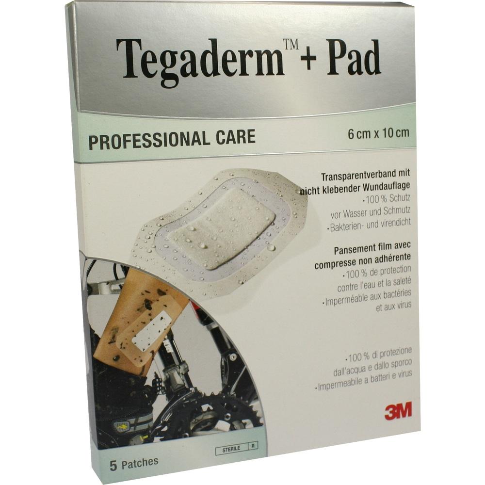 TEGADERM 3M Plus Pad 6x10 cm Fertigverb.3584NP 5 St Verband
