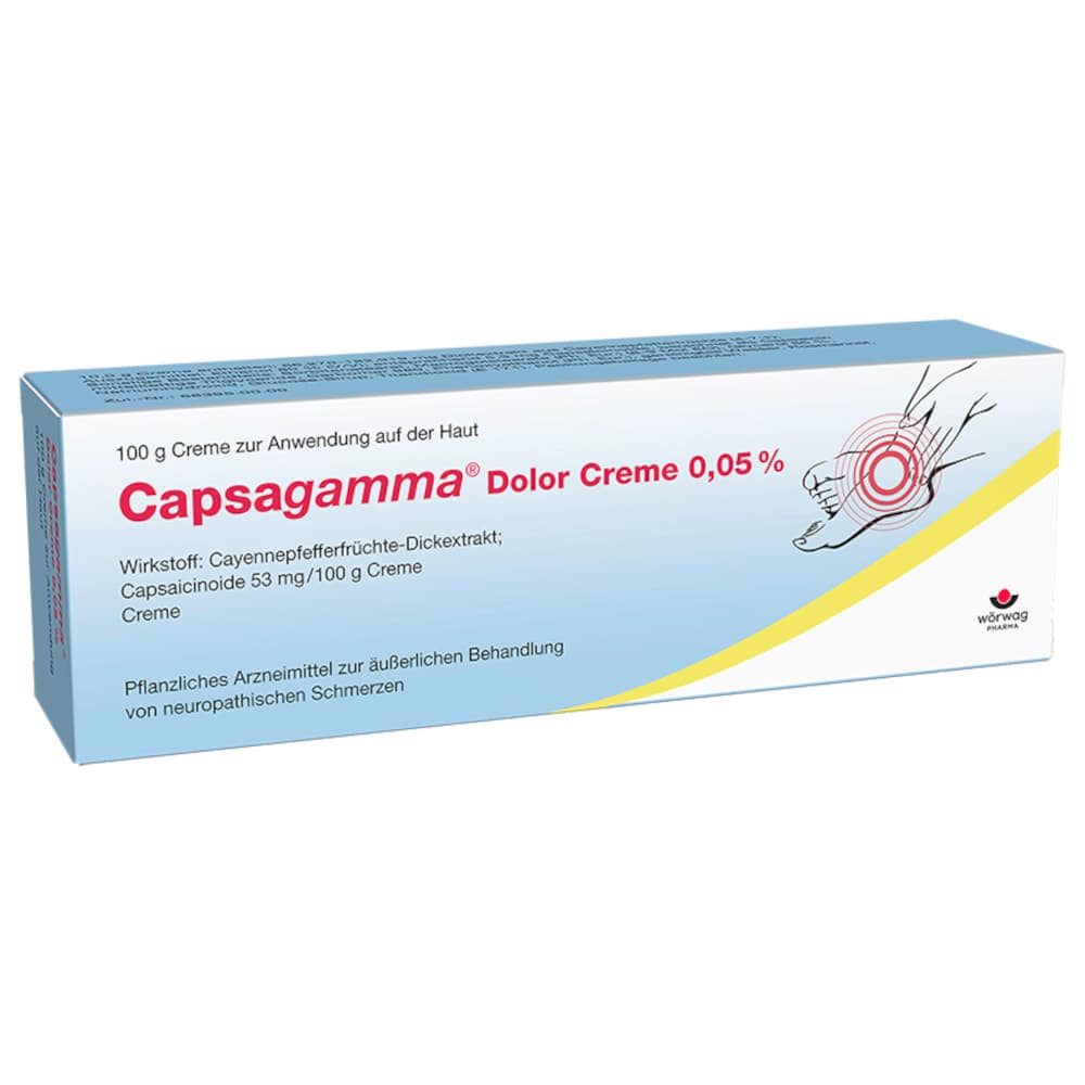 Capsagamma Dolor Creme 0,05% 100 g Creme