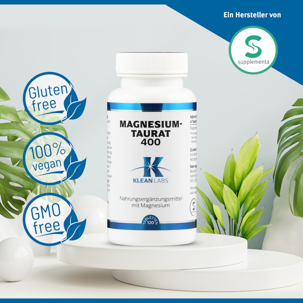 KLEAN LABS MAGNESIUM TAURAT 400 120 St Tabletten