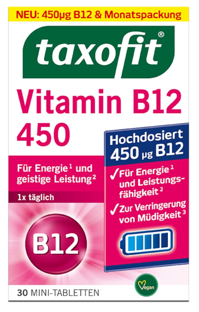 taxofit Vitamin B12 450 30 St Tabletten