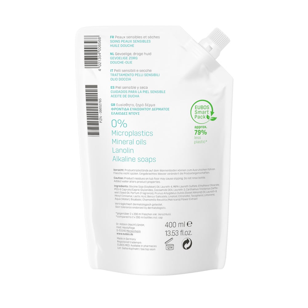 EUBOS SENSITIVE DUSCHÖL F Nachfüllbeutel 400 ml Öl
