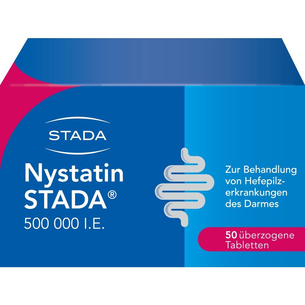 Nystatin STADA 500000 I.E. 50 St Überzogene Tabletten