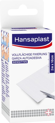 Hansaplast VOLLFLÄCHIGE FIXIERUNG SENSITIVE 10cm x 2m 1 St Pflaster