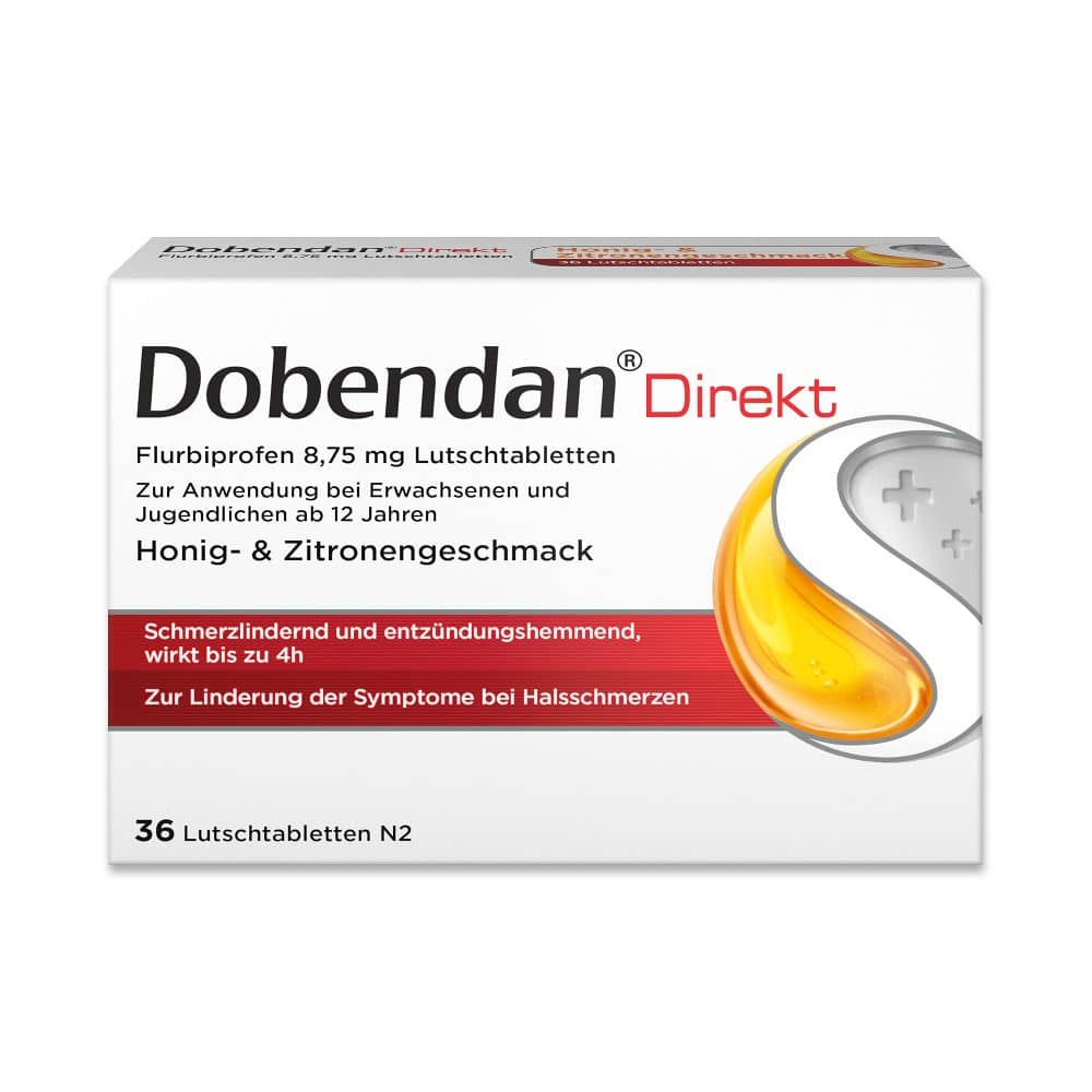 Dobendan Direkt - bei Halsschmerzen 36 St Lutschtabletten