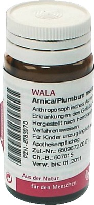 Arnica/Plumbum mellitum Globuli 20 g Globuli