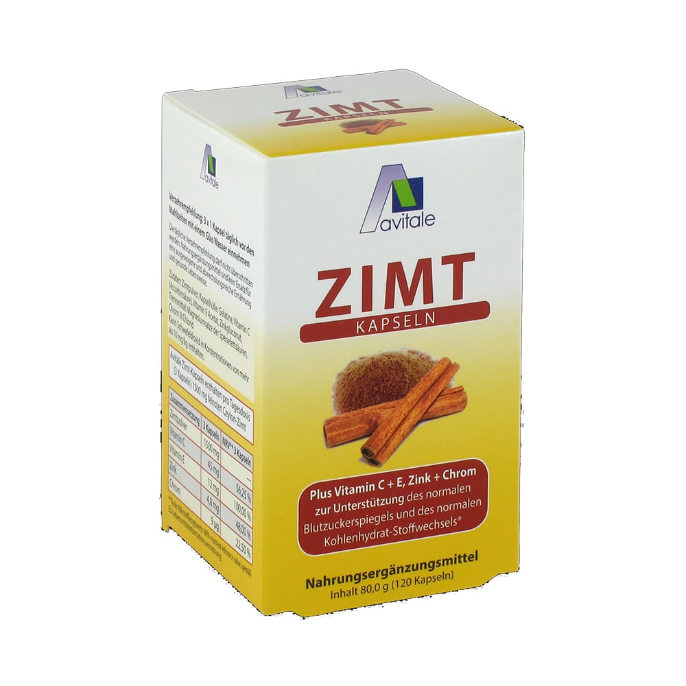 Avitale ZIMT 500 mg+Vitamin C+E 120 St Kapseln
