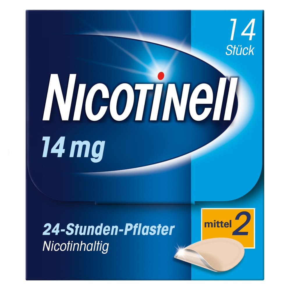 NICOTINELL 14mg/24 Stunden 14 St Pflaster transdermal