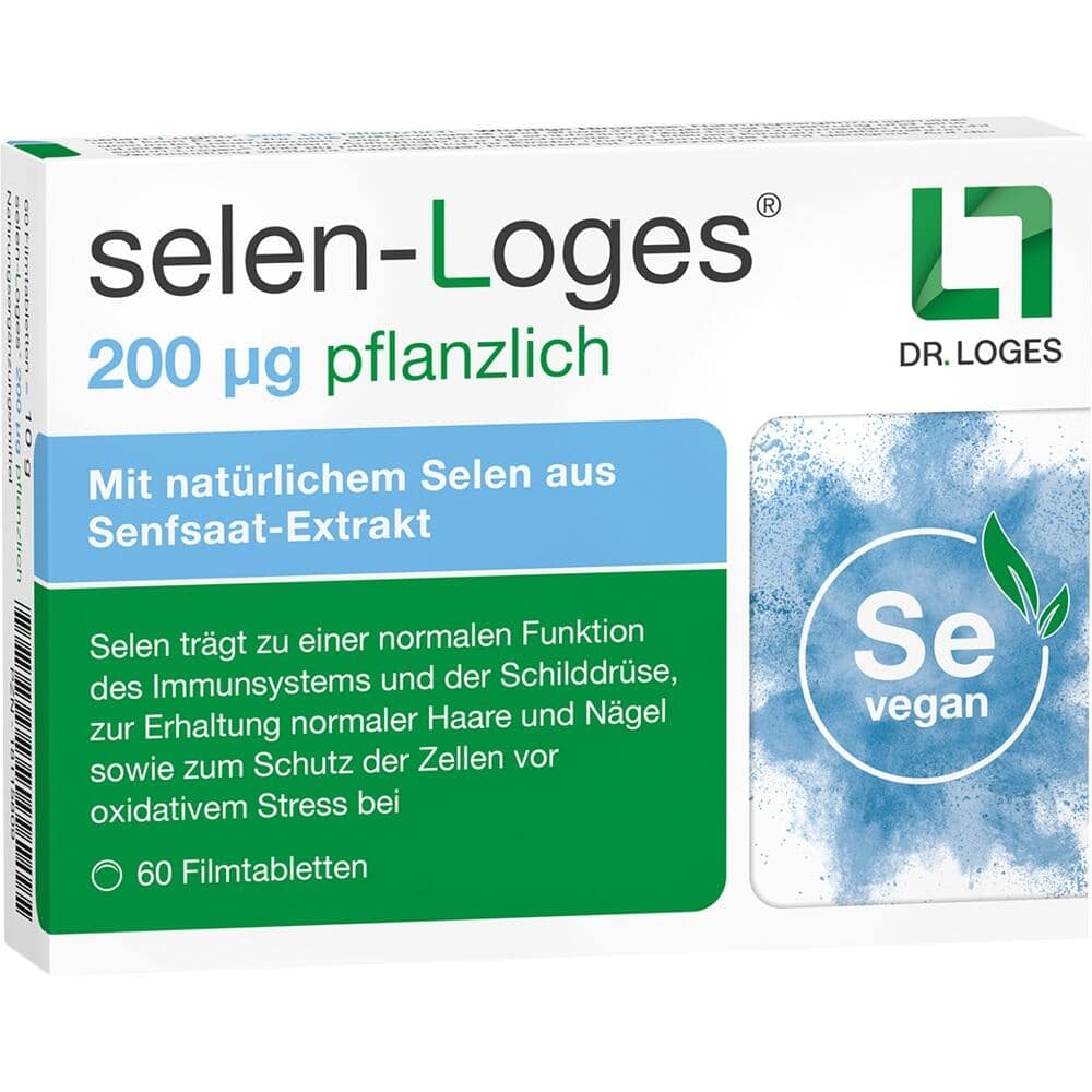 selen-Loges 200µg pflanzlich 60 St Filmtabletten