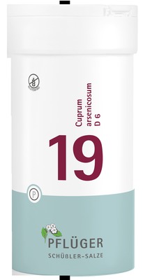 Schüßler-Salz Nr. 19 Cuprum arsenicosum D6 400 St Tabletten