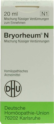 BRYORHEUM N Liquidum 20 ml Mischung