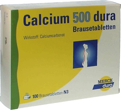 Calcium 500 dura 100 St Brausetabletten