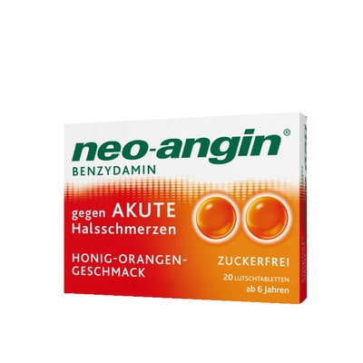 neo-angin BENZYDAMIN gegen AKUTE Halsschmerzen 20 St Lutschtabletten