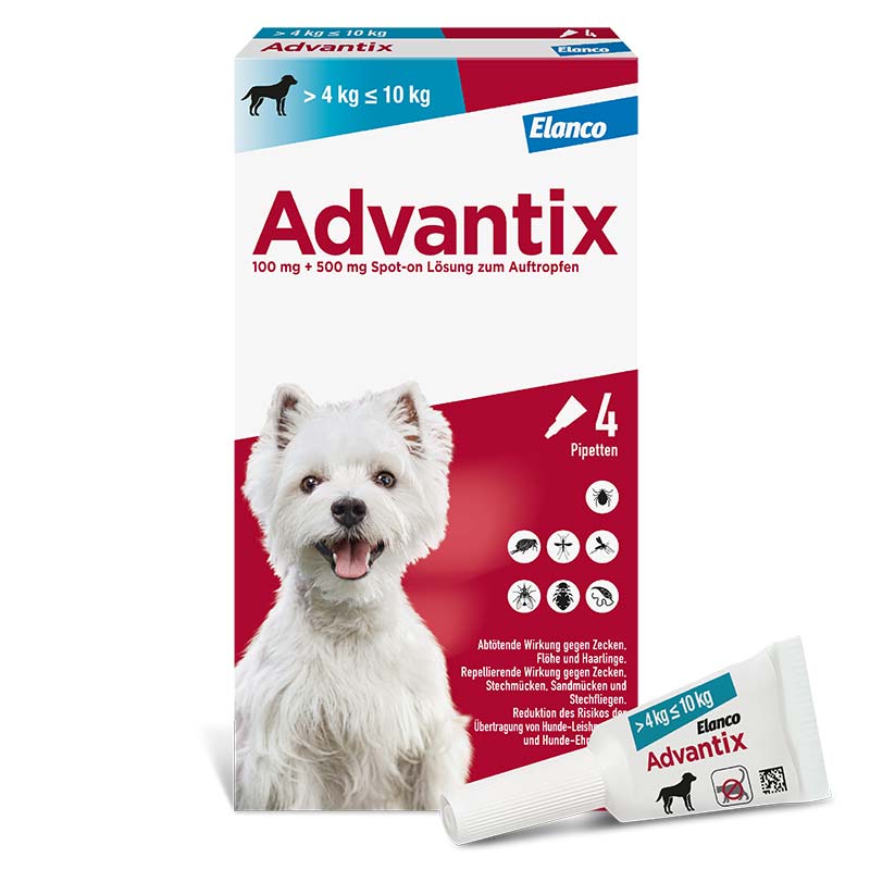 ADVANTIX SPOT-ON HUND 4-10KG 4 St Lösung