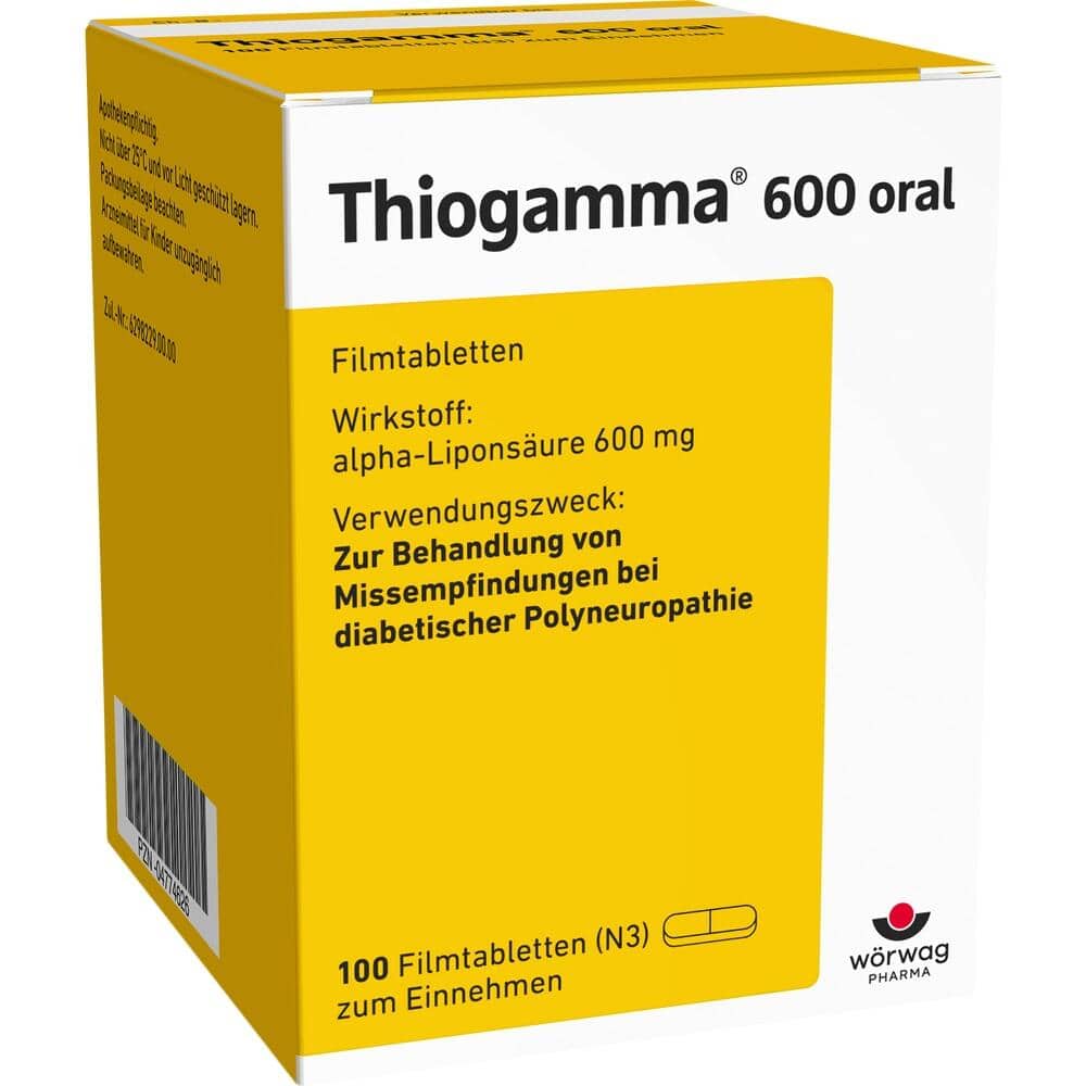 Thiogamma 600 oral 100 St Filmtabletten