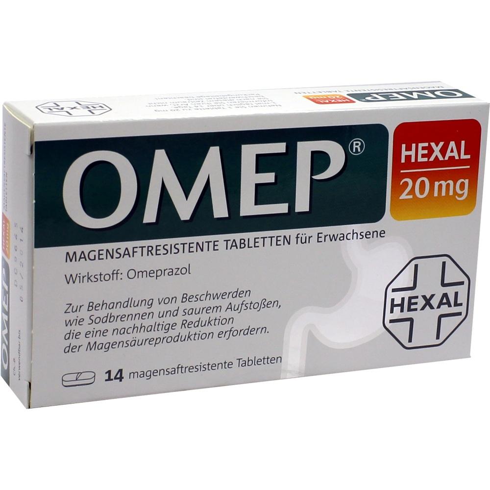 OMEP HEXAL 20mg 14 St Tabletten magensaftresistent