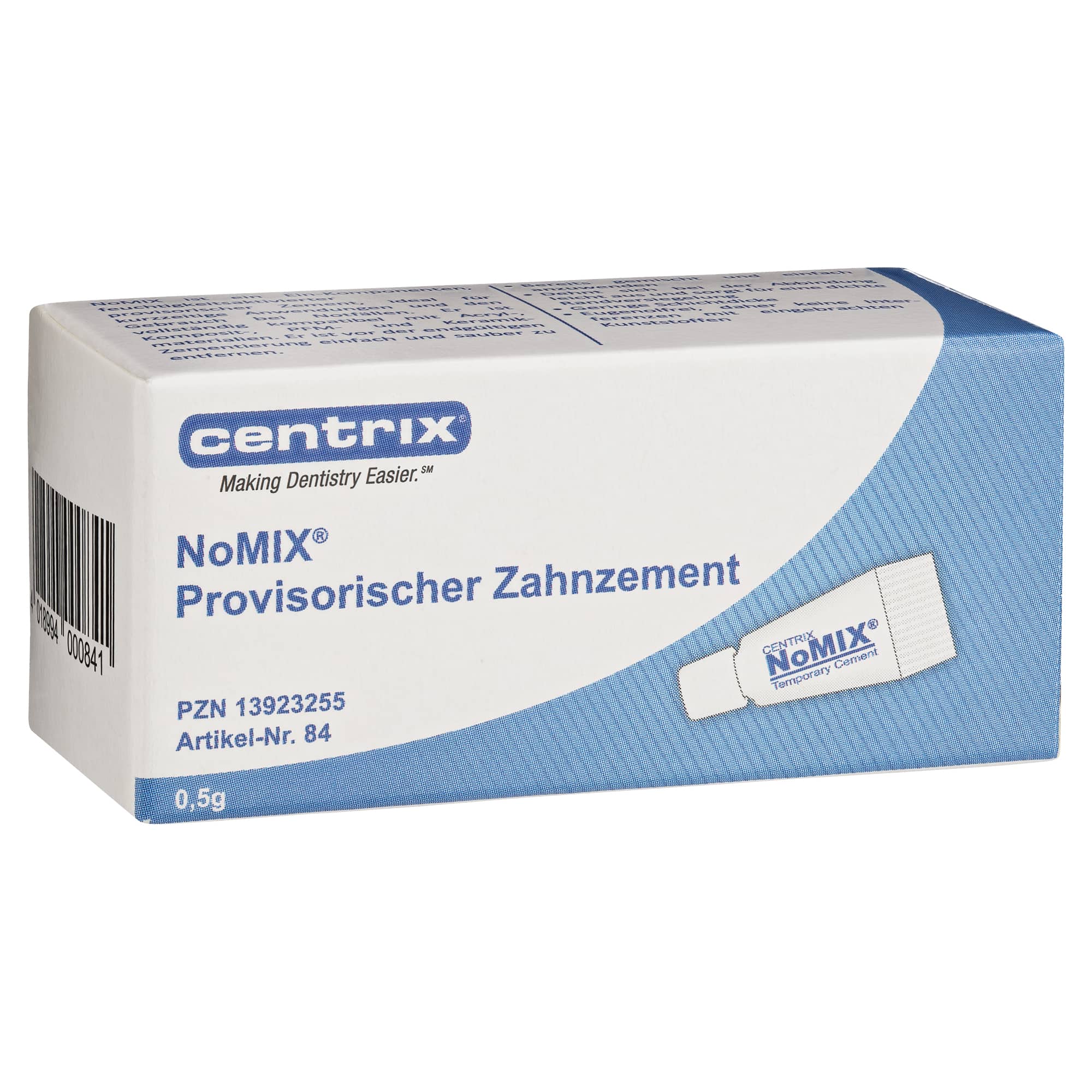 NOMIX provisorischer Zahnzement für Kronen+Brücken 0.5 g