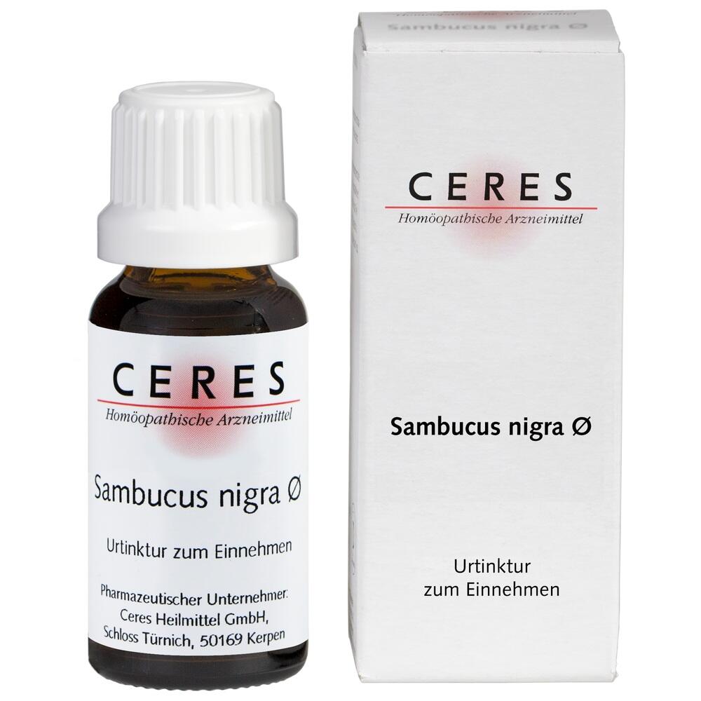 CERES Sambucus nigra Urtinktur 20 ml Tropfen