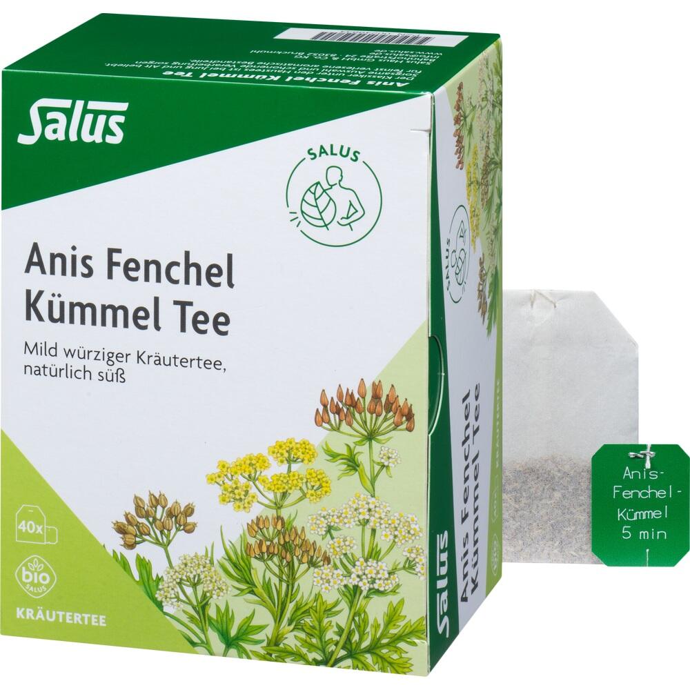 Salus Anis Fenchel Kümmel Tee Bio 40 St Filterbeutel