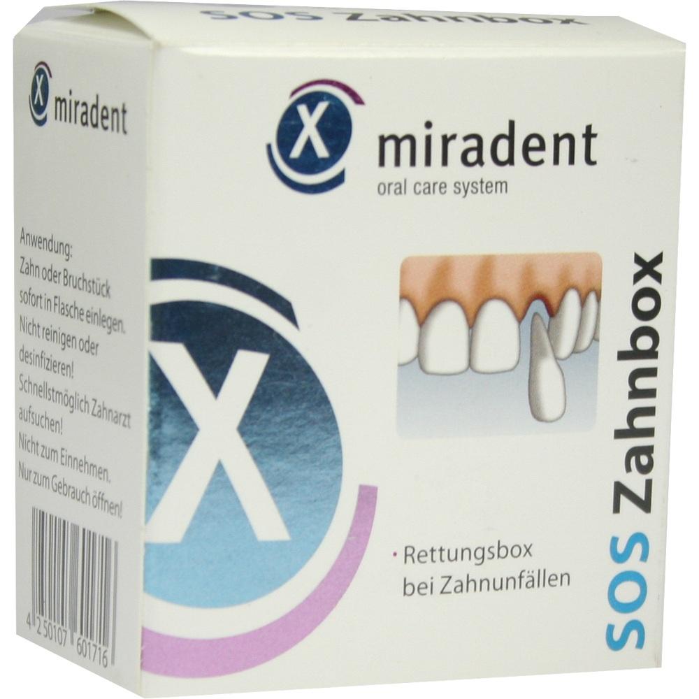 MIRADENT Zahnrettungsbox SOS Zahnbox 1 St Lösung