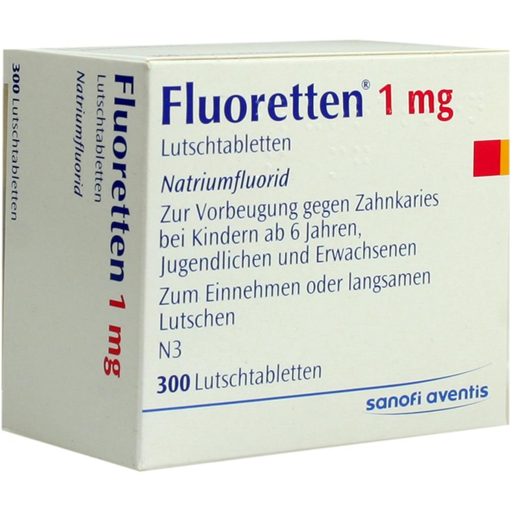 Fluoretten 1mg 300 St Tabletten