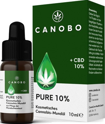 CANOBO PURE 10% CBD Kosmetisches Mundöl 10 ml Tropfen