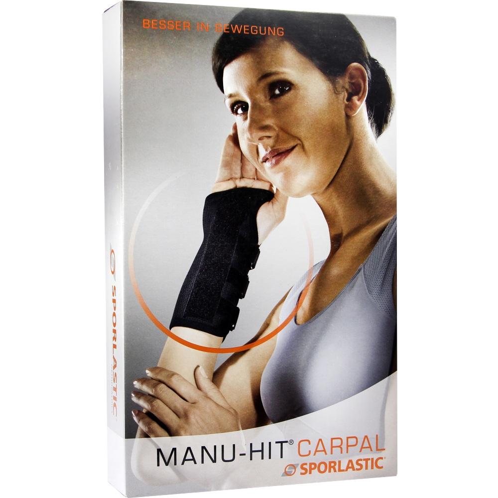 MANU-HIT CARPAL Orthese rechts Gr.S schwarz 07233 1 St Bandage