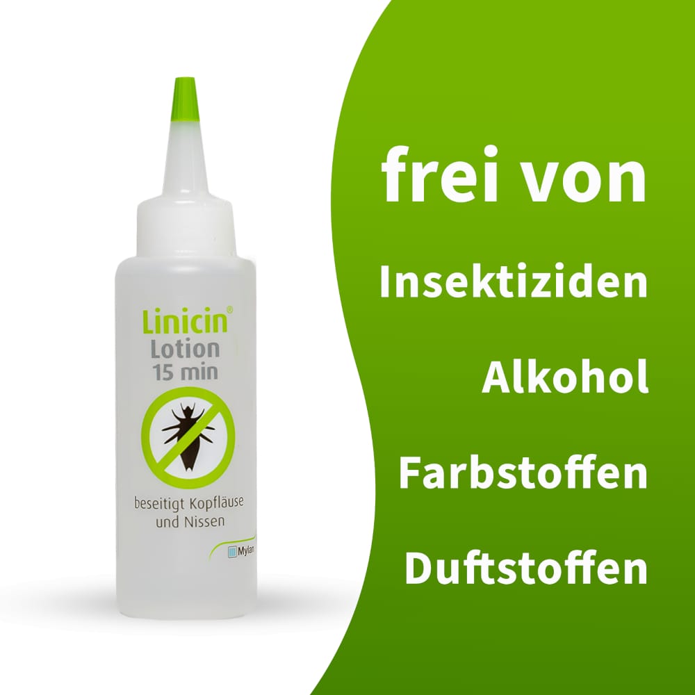 Linicin lotion 15 Minuten ohne Läusekamm 100 ml Lotion