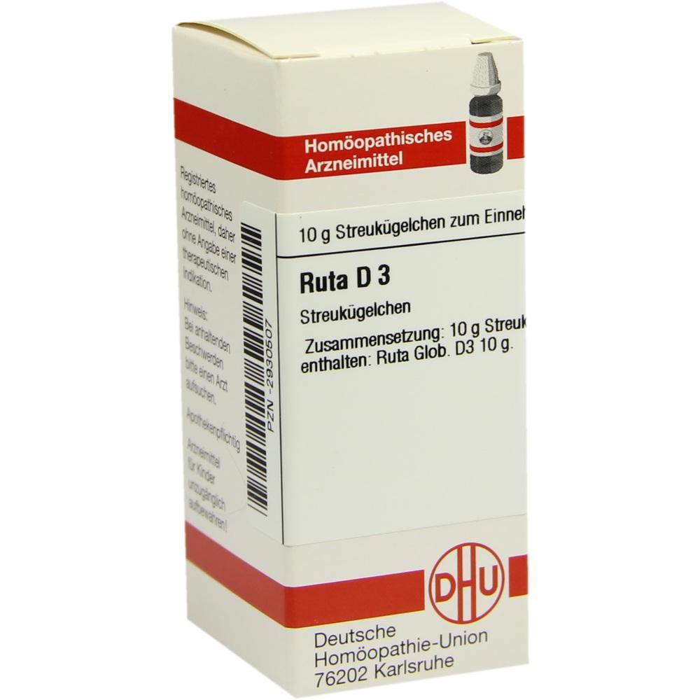 RUTA D 3 Globuli 10 g Globuli