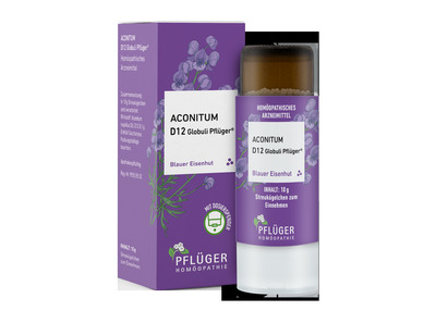 Aconitum D12 Globuli Pflüger Dosierspender 10 g Globuli