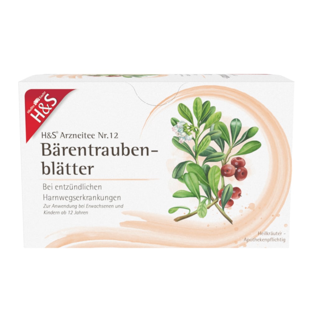 H&S Arzneitee Bärentraubenblätter 20X2.7 g Filterbeutel