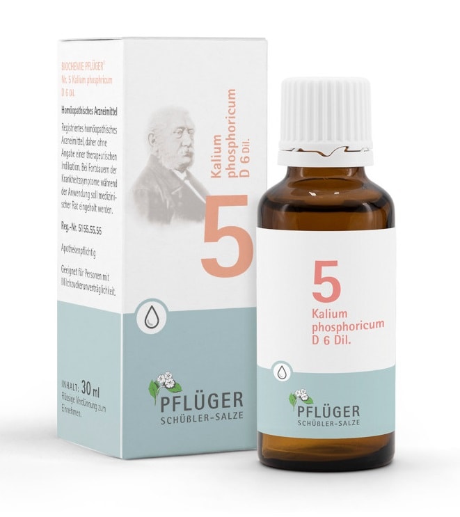 Schüßler-Salz Nr. 5 Kalium phosphoricum D6 30 ml Tropfen