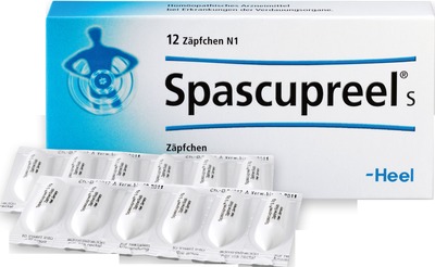 SPASCUPREEL S Suppositorien 12 St Suppositorien