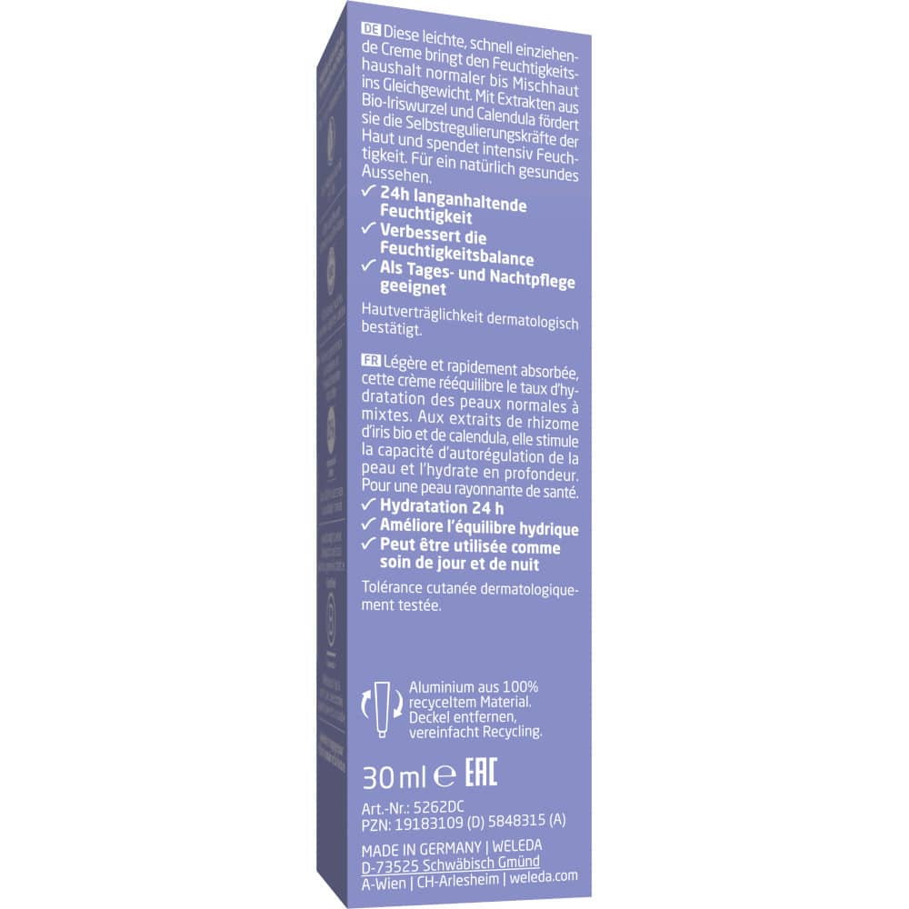 WELEDA Iris Feuchtigkeitscreme 30 ml Creme WELEDA Iris Feuchtigkeitscreme 30 ml Creme