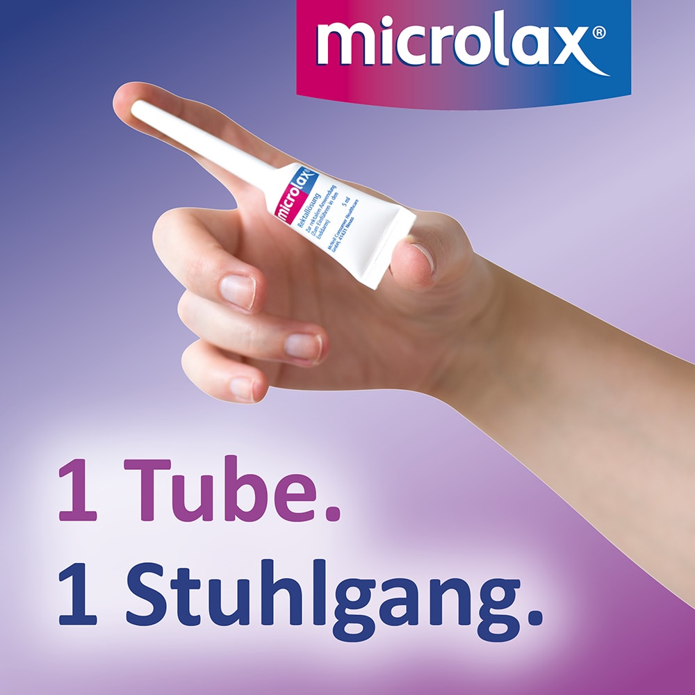 microlax GEGEN VERSTOPFUNG für Kinder und Erwachsene